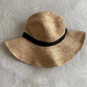 J.Crew Women's Tan and Cream Hat
